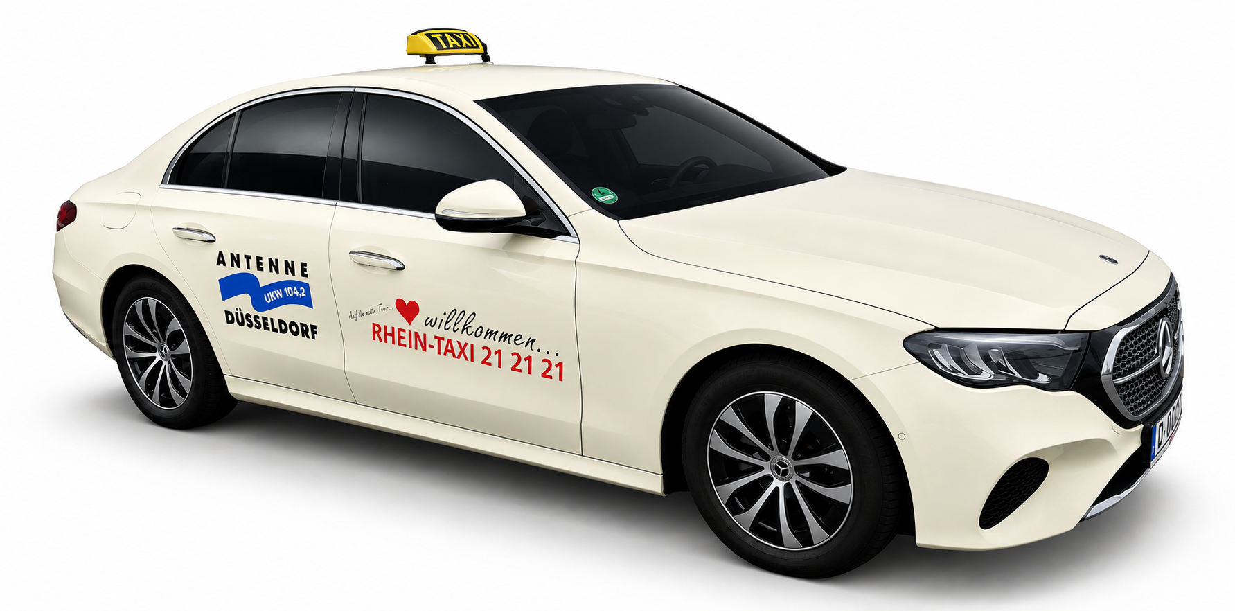 Rhein-Taxi 212121 Düsseldorf – Mercedes-Benz E-Klasse Rhein-Taxi Düsseldorf